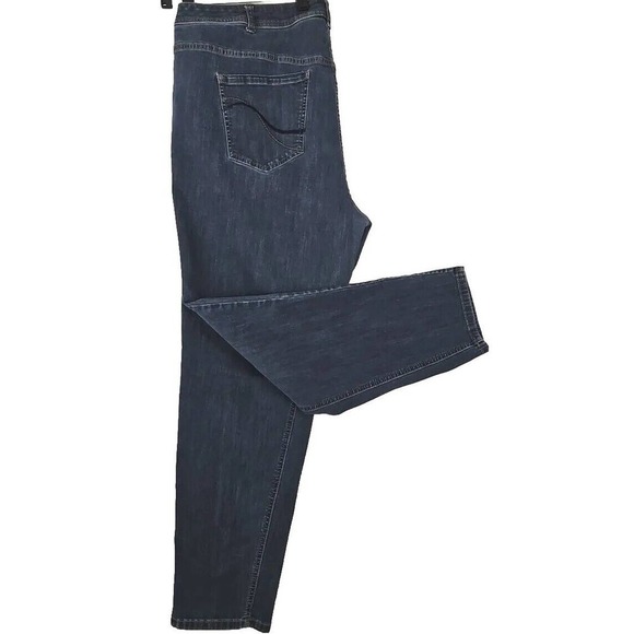 Lane Bryant ~Woman Size 24~ Blue Denim Skinny Jeans Stretch. - Picture 1 of 12